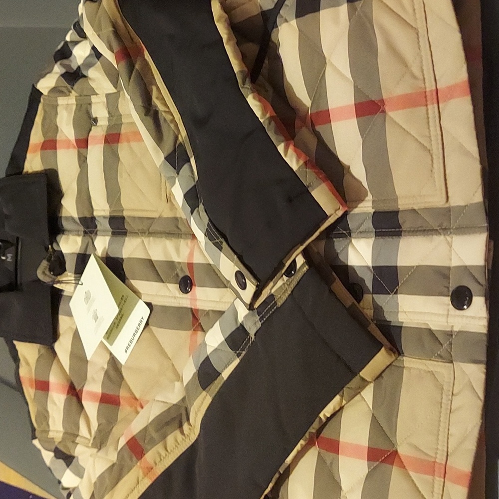 BURBERRY Children'S Renfred Quilted Jacket - Beige - Picture 5 of 7